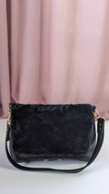 Charlotte Bag- Black Fur