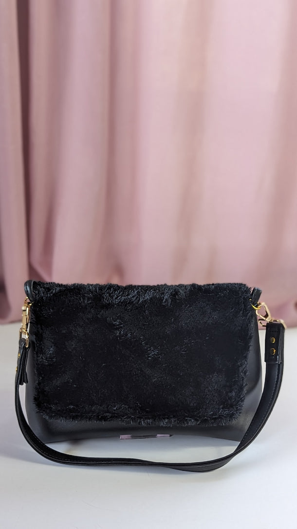 Charlotte Bag- Black Fur