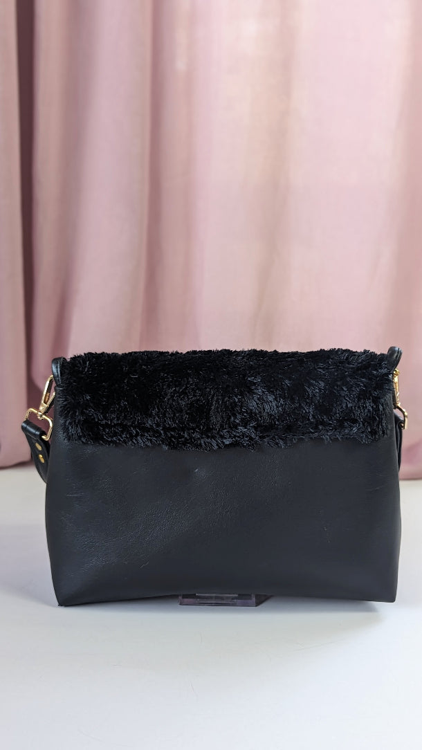 Charlotte Bag- Black Fur