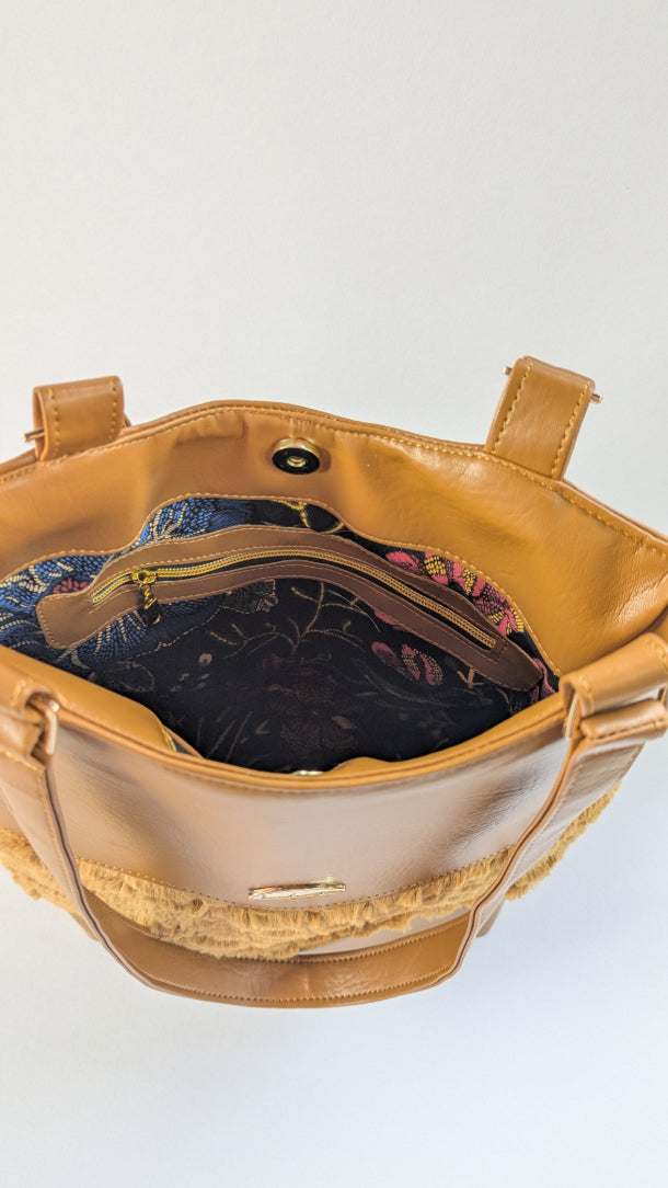 Camden Bag- Snakeskin Fur