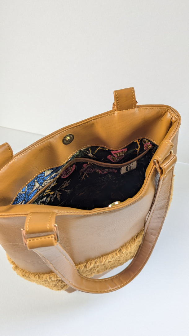 Camden Bag- Snakeskin Fur
