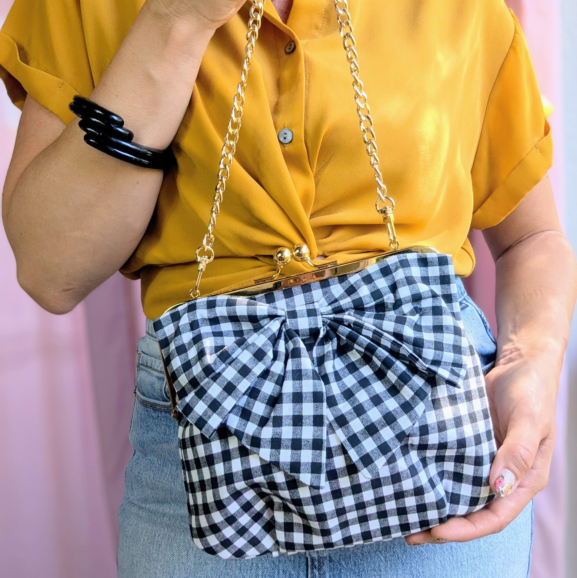 Corinne Bag- Checkered