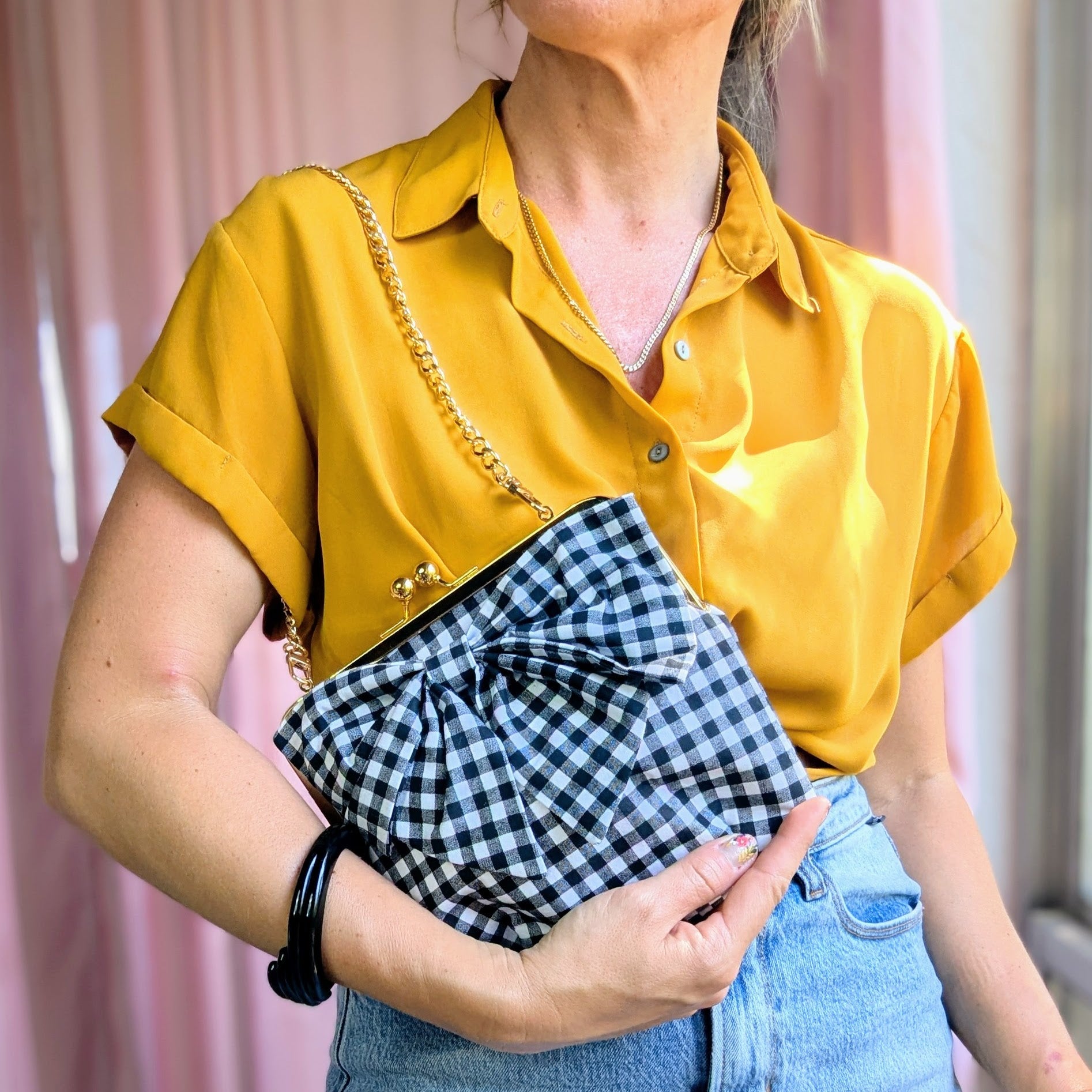 Corinne Bag- Checkered