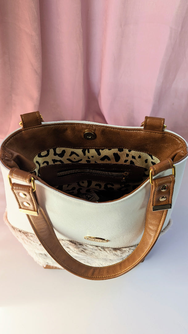 Camden Bucket Bag (Gaudalupe by Shamballa) White