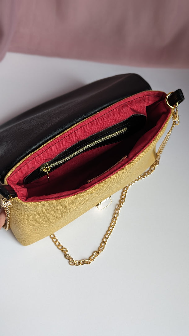 Charlotte Bag- Black & Mustard