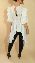 Load image into Gallery viewer, Hi-Lo Bubble Sleeve Top
