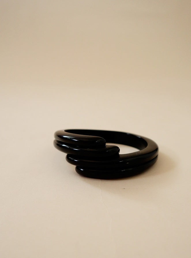 Black Wave Bangle