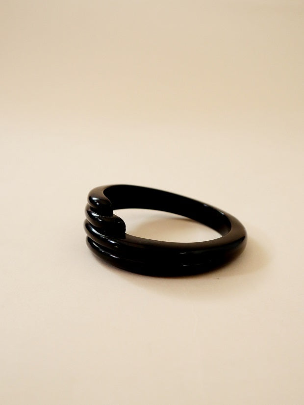 Black Wave Bangle