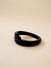 Load image into Gallery viewer, Black Wave Bangle

