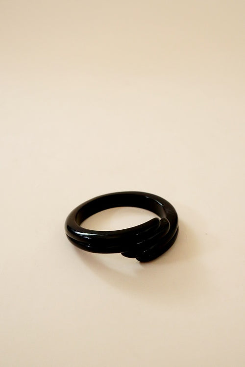 Black Wave Bangle