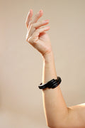 Black Wave Bangle