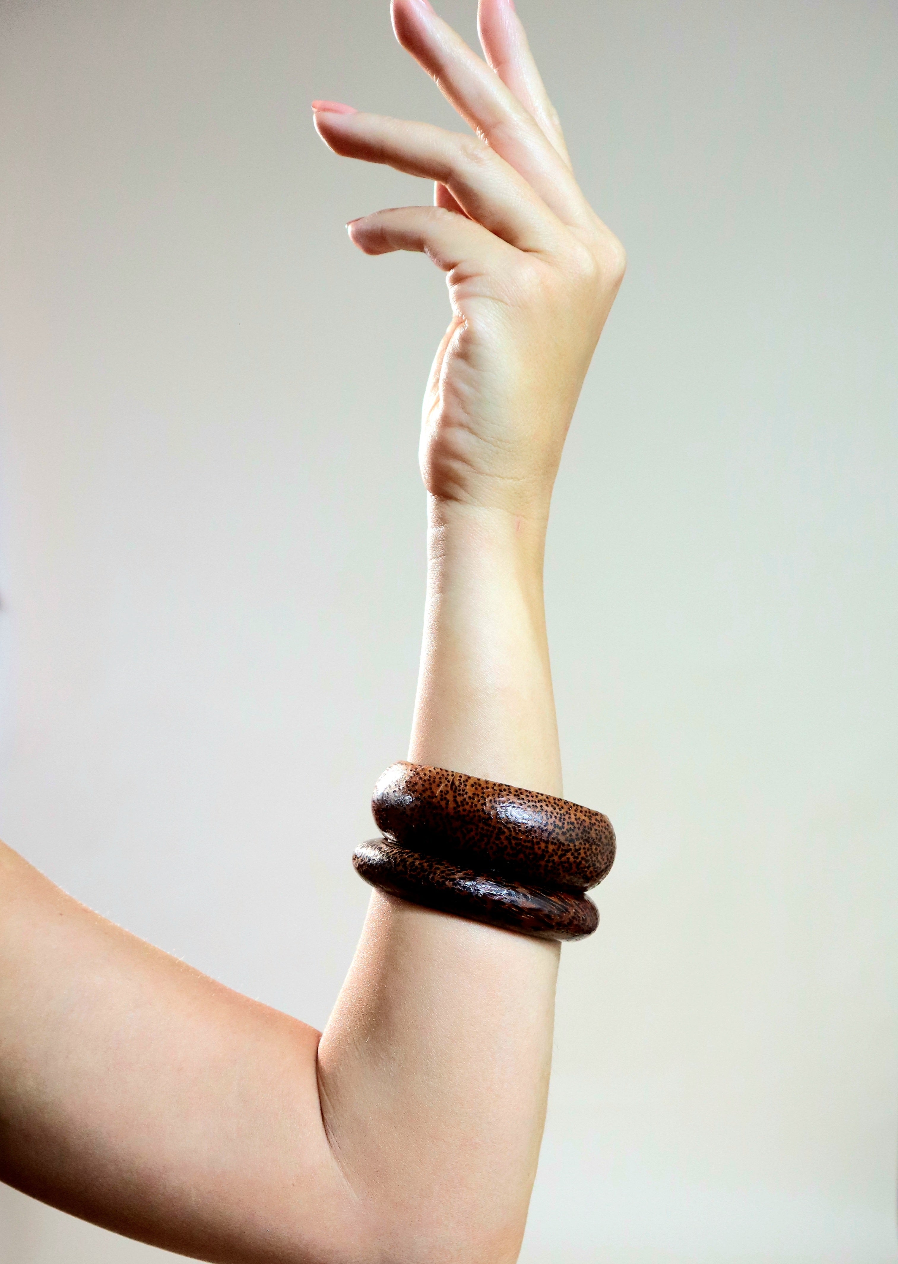 Wood Bangle Set