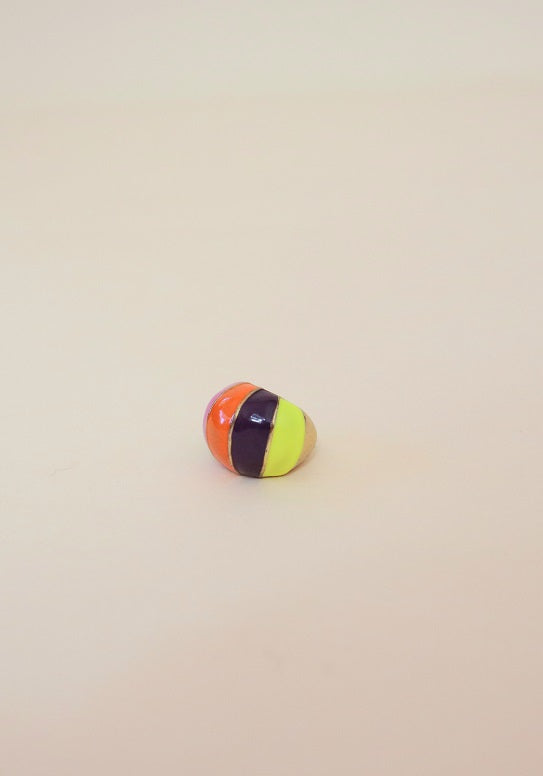 Multi-Colored Dome Ring