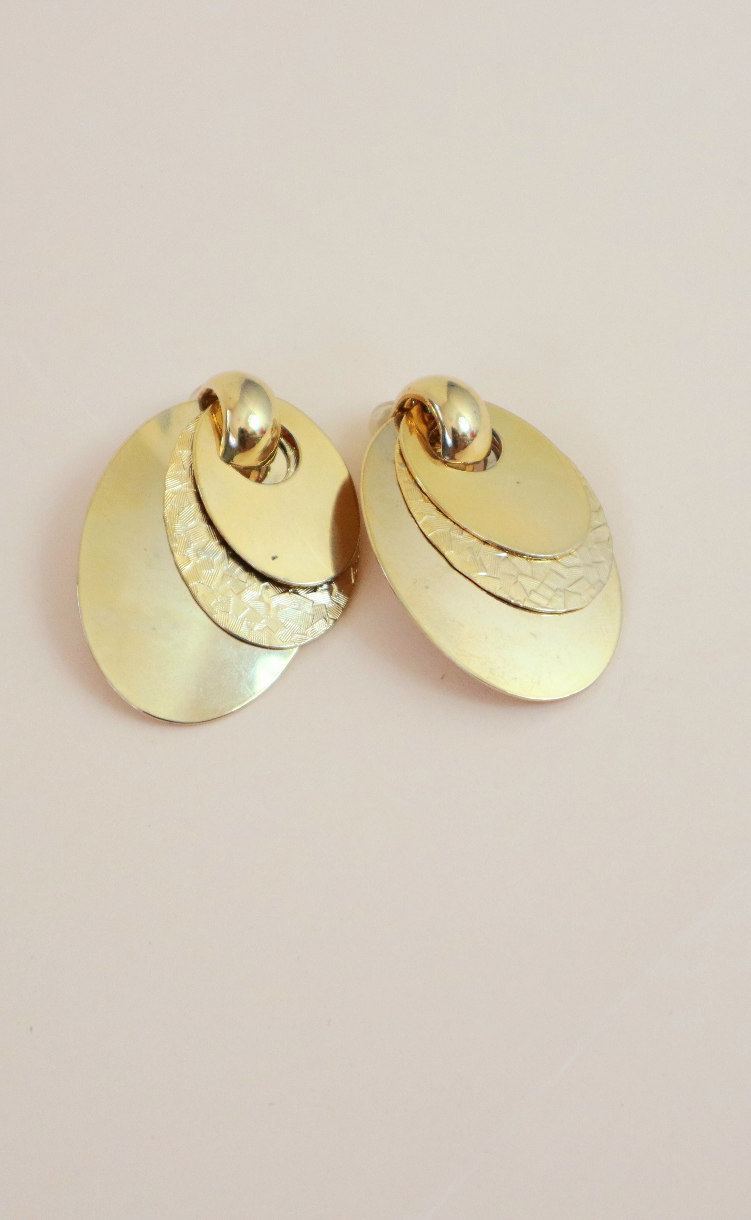 Triple Oval Earrings