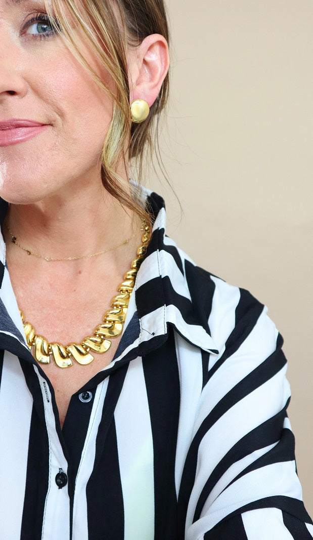 Round Clip-on Earrings