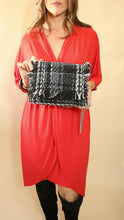 Load image into Gallery viewer, Charlotte Bag- Black and White Tweed
