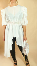 Load image into Gallery viewer, Hi-Lo Bubble Sleeve Top
