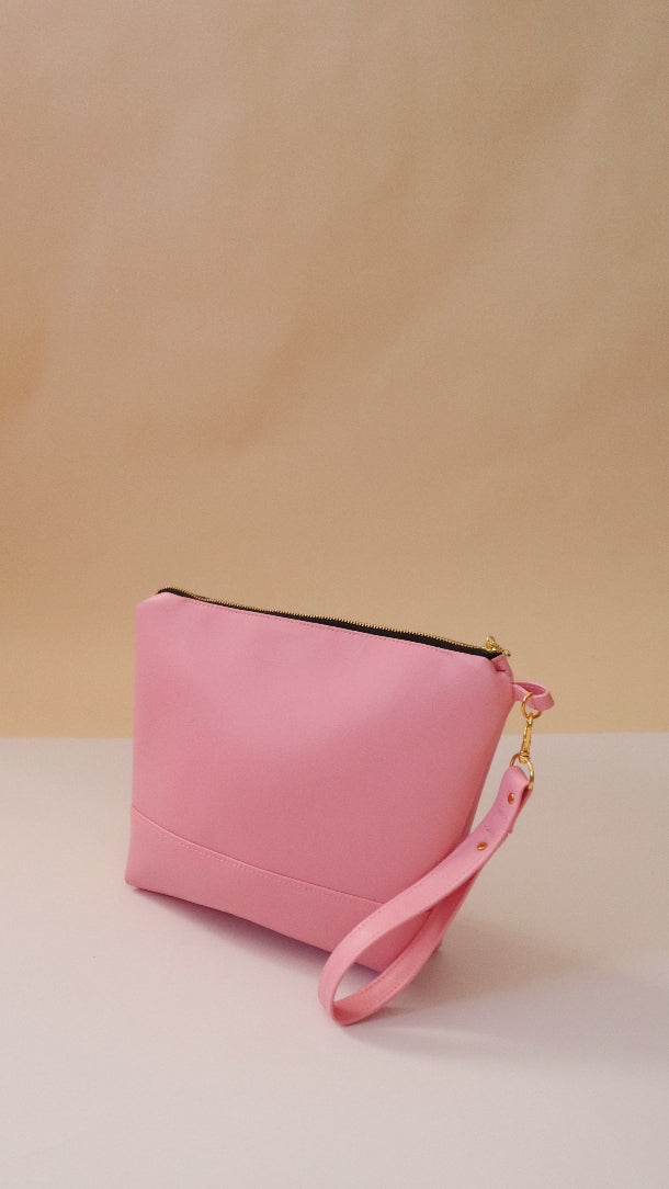 Cali Clutch- Bubble Gum Pink