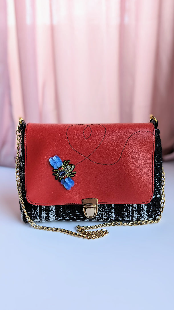 Charlotte Bag- Love Bee Blue