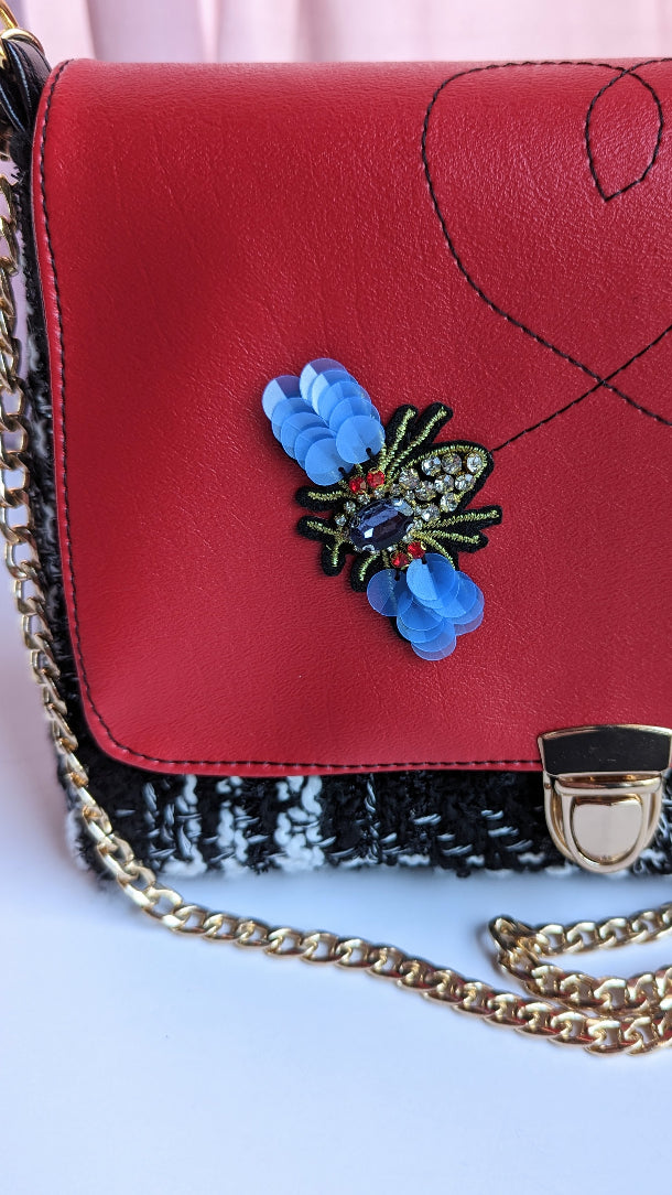 Charlotte Bag- Love Bee Blue