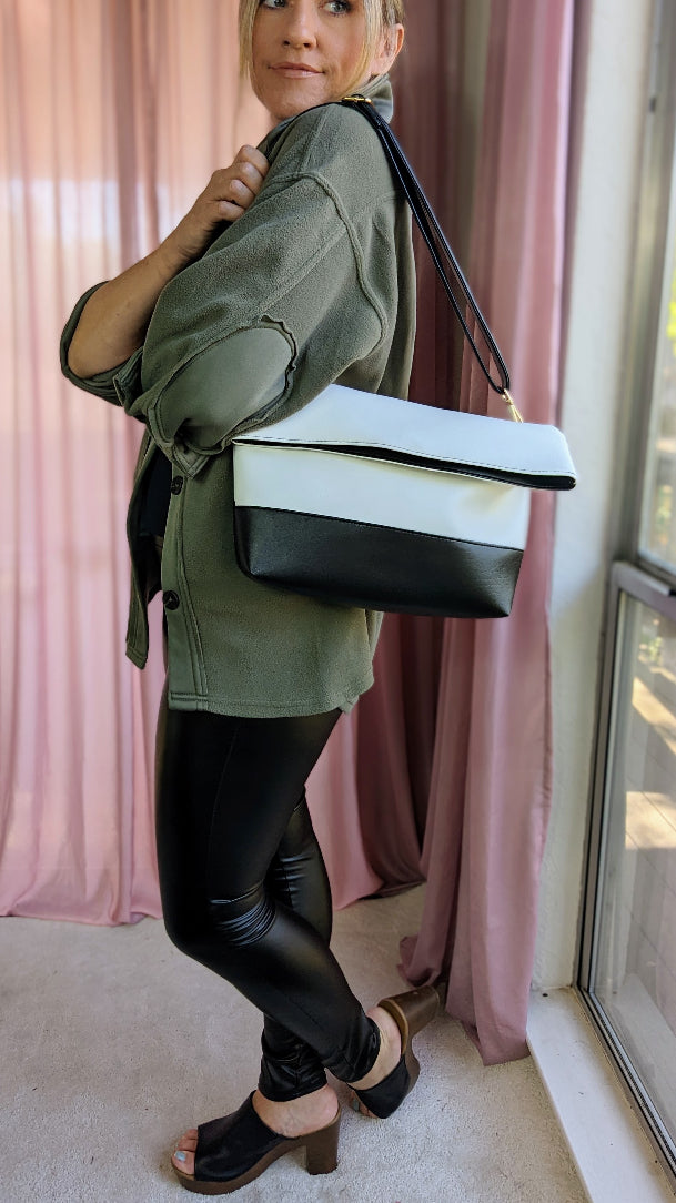 Cecile Bag- Black & White