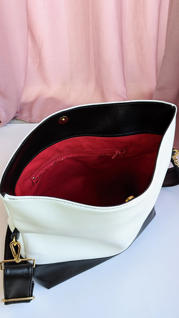 Cecile Bag- Black & White