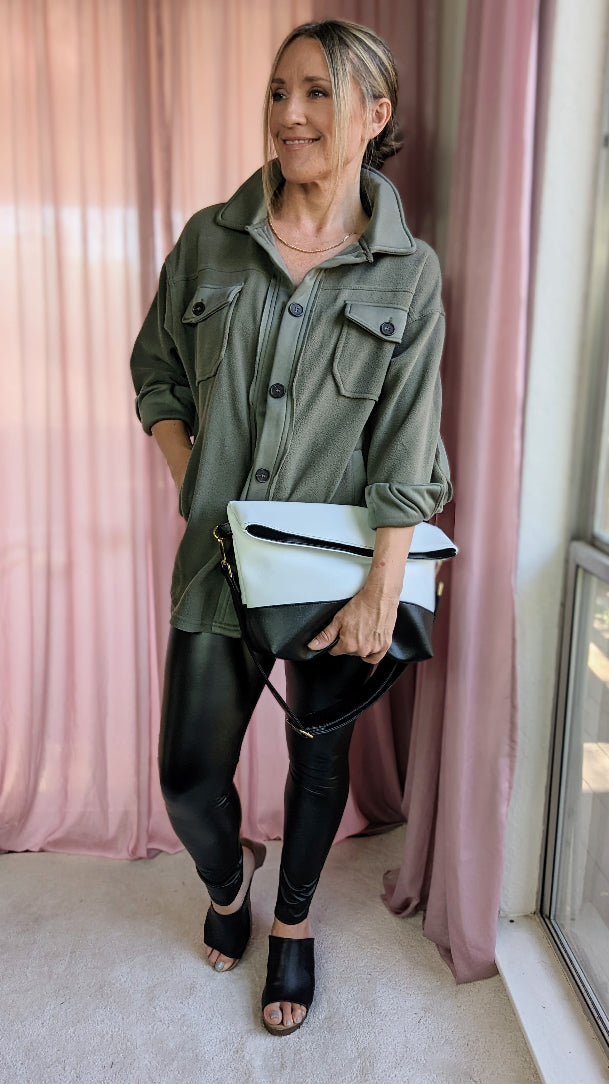 Cecile Bag- Black & White