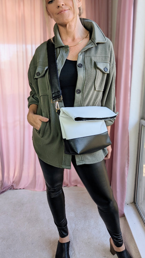 Cecile Bag- Black & White